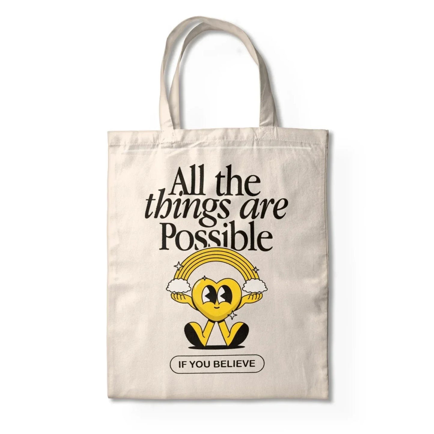 ALL THINGS ARE POSSIBLE TOTE BAG