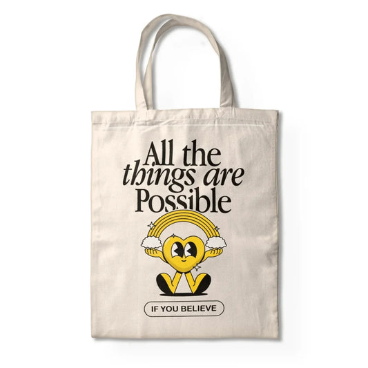 ALL THINGS ARE POSSIBLE TOTE BAG